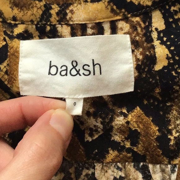 Ba&sh Sahara Snake Print Midi Dress, size XS - Picture 7 of 16